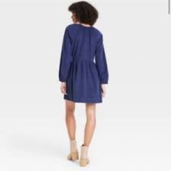 Universal Thread Blue Midi Dress - Picture 2 of 5